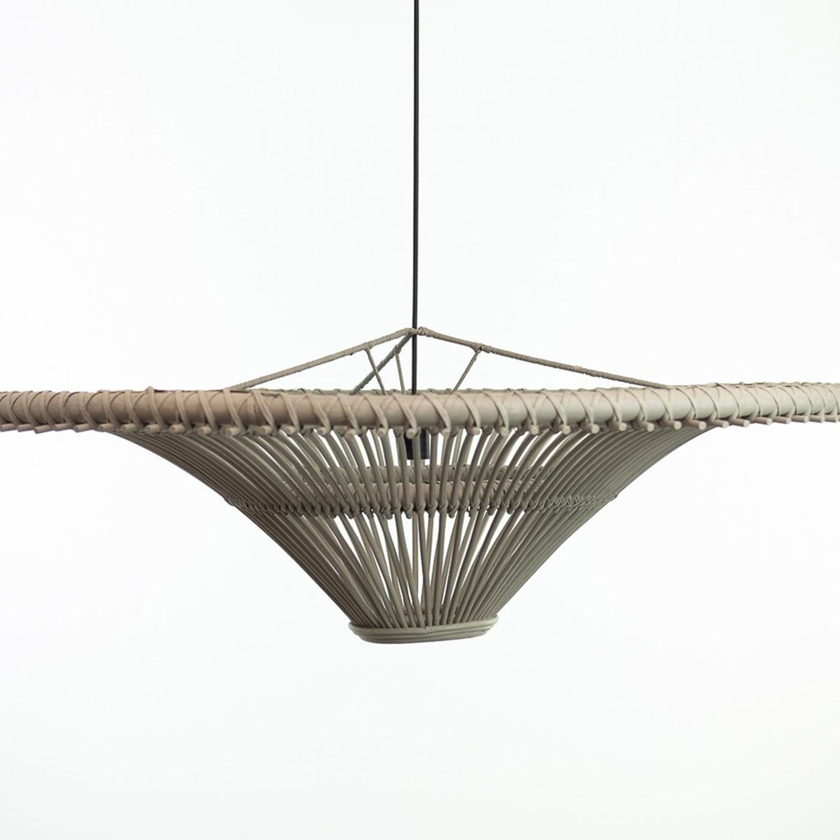 Coloured Rattan - 120cm Henrietta Pendant gallery detail image