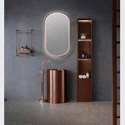 LED Mirror Long Copper Frame 500mm X 800mm gallery detail image