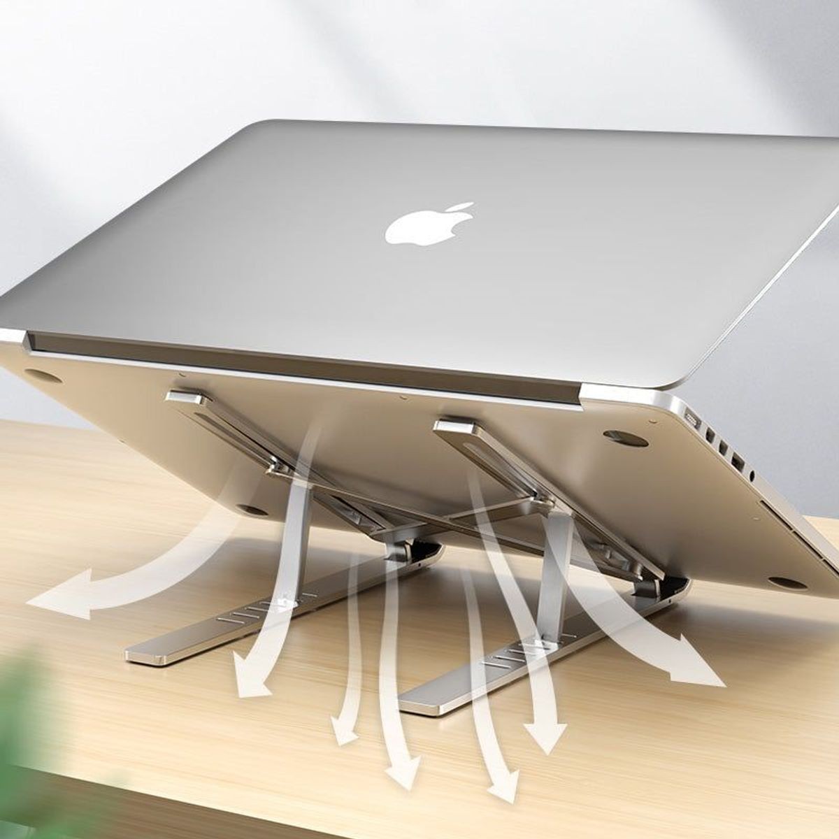 Lifting top laptop stand