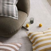 Weave Home Vito Striped Linen Cushion - Limoncello | 50 x 50cm gallery detail image