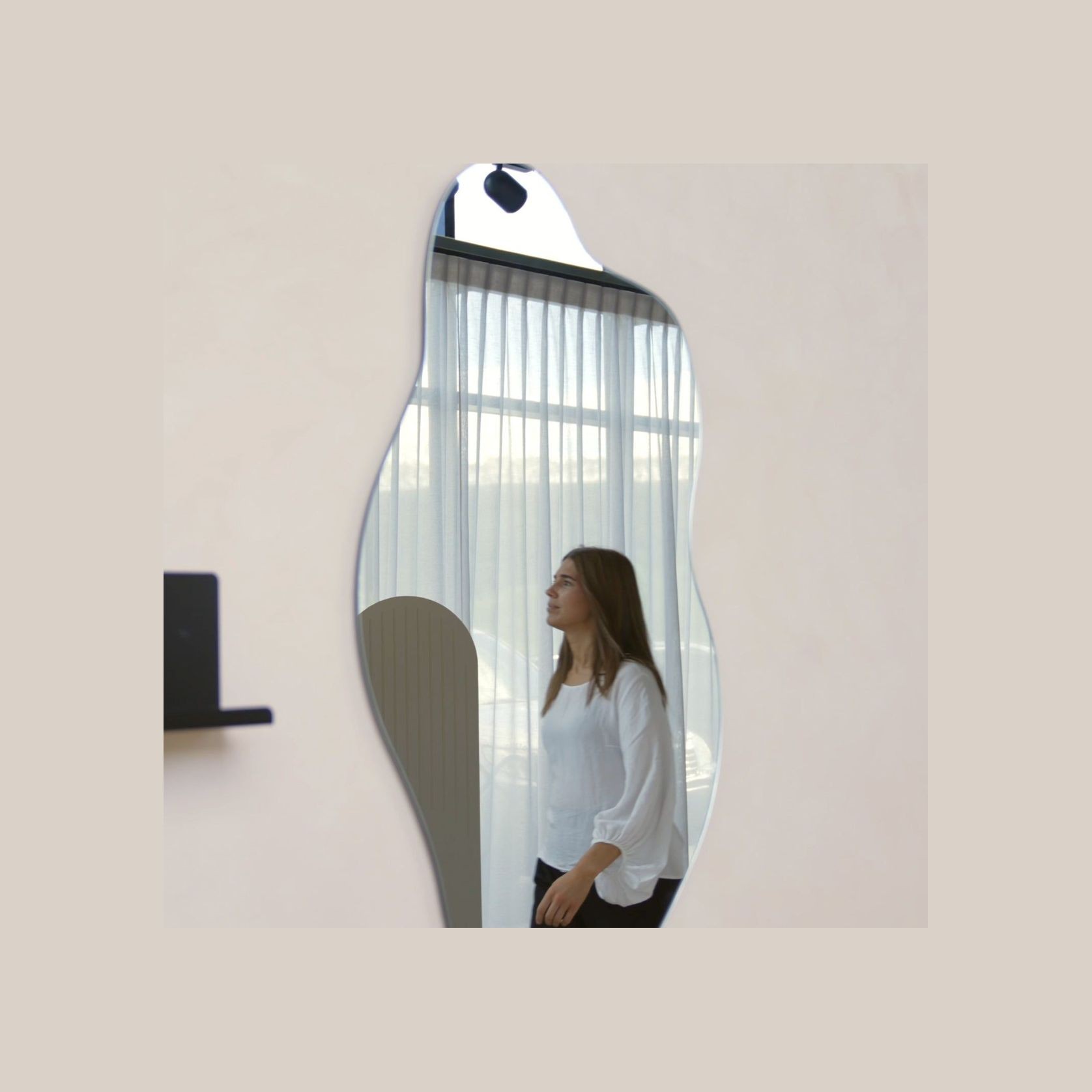 Blob Full Length Wall Mirror gallery detail image