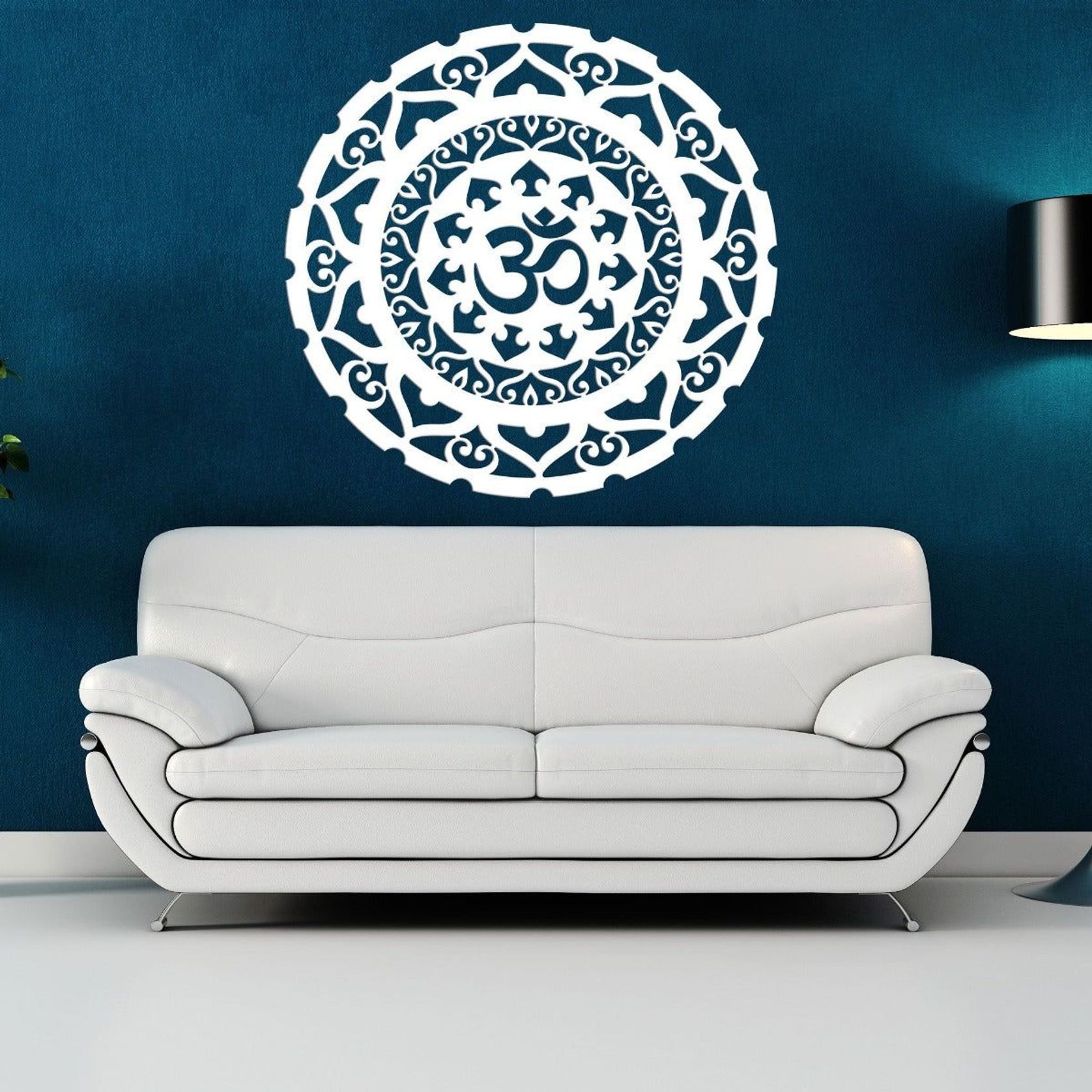 OM Surya Mandala Laser-cut Wall Feature gallery detail image