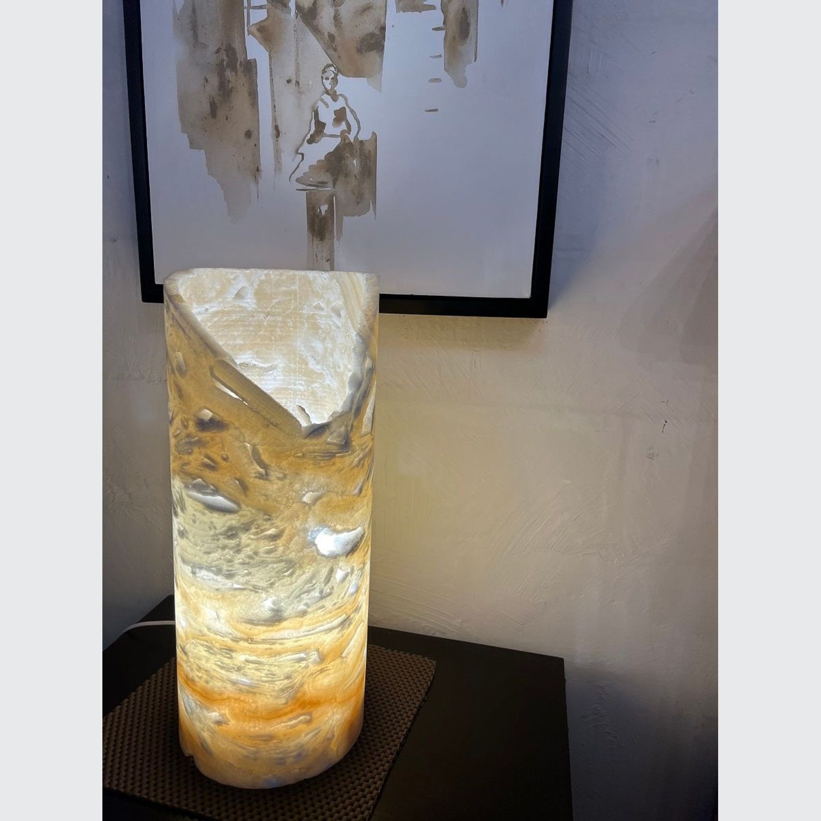 Cilindro Lamp 50Cm Onyx Rustic Naturals gallery detail image