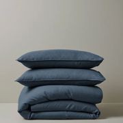 Ravello Linen Quilt Cover - Denim | Weave Home gallery detail image