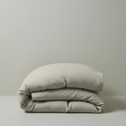 Ravello Linen Quilt Cover - Bone | Weave Home Bed Linen gallery detail image