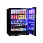 Front Venting Under Bench Heated Glass Door Bar Fridge Model SK156R-B-HD gallery detail image