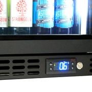 Front Venting Under Bench Heated Glass Door Bar Fridge Model SK156R-B-HD gallery detail image