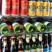 Front Venting Under Bench Heated Glass Door Bar Fridge Model SK156R-B-HD gallery detail image