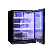 Front Venting Under Bench Heated Glass Door Bar Fridge Model SK156R-B-HD gallery detail image