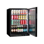 Front Venting Under Bench Heated Glass Door Bar Fridge Model SK156R-B-HD gallery detail image