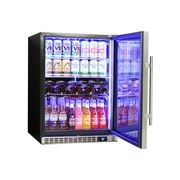 Front Venting Under Bench Glass Door Bar Fridge Heated Glass Model SK156R-HD gallery detail image