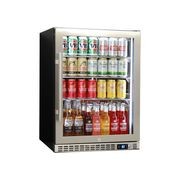 Front Venting Under Bench Glass Door Bar Fridge Heated Glass Model SK156R-HD gallery detail image