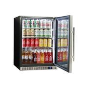 Front Venting Under Bench Glass Door Bar Fridge Heated Glass Model SK156R-HD gallery detail image