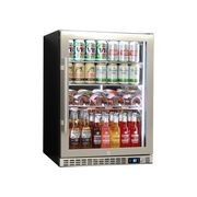 Front Venting Under Bench Glass Door Bar Fridge Heated Glass Model SK156R-HD gallery detail image