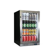 Front Venting Under Bench Glass Door Bar Fridge Heated Glass Model SK126R-HD gallery detail image
