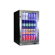 Front Venting Under Bench Glass Door Bar Fridge Heated Glass Model SK126R-HD gallery detail image