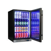 Front Venting Under Bench Glass Door Bar Fridge Heated Glass Model SK126R-HD gallery detail image