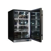 Front Venting Under Bench Glass Door Bar Fridge Heated Glass Model SK126R-HD gallery detail image