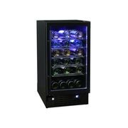 Quiet & Energy Efficient Triple Glazed Wine Fridge - Right Hinged/Black "Only 860mmH Available" gallery detail image