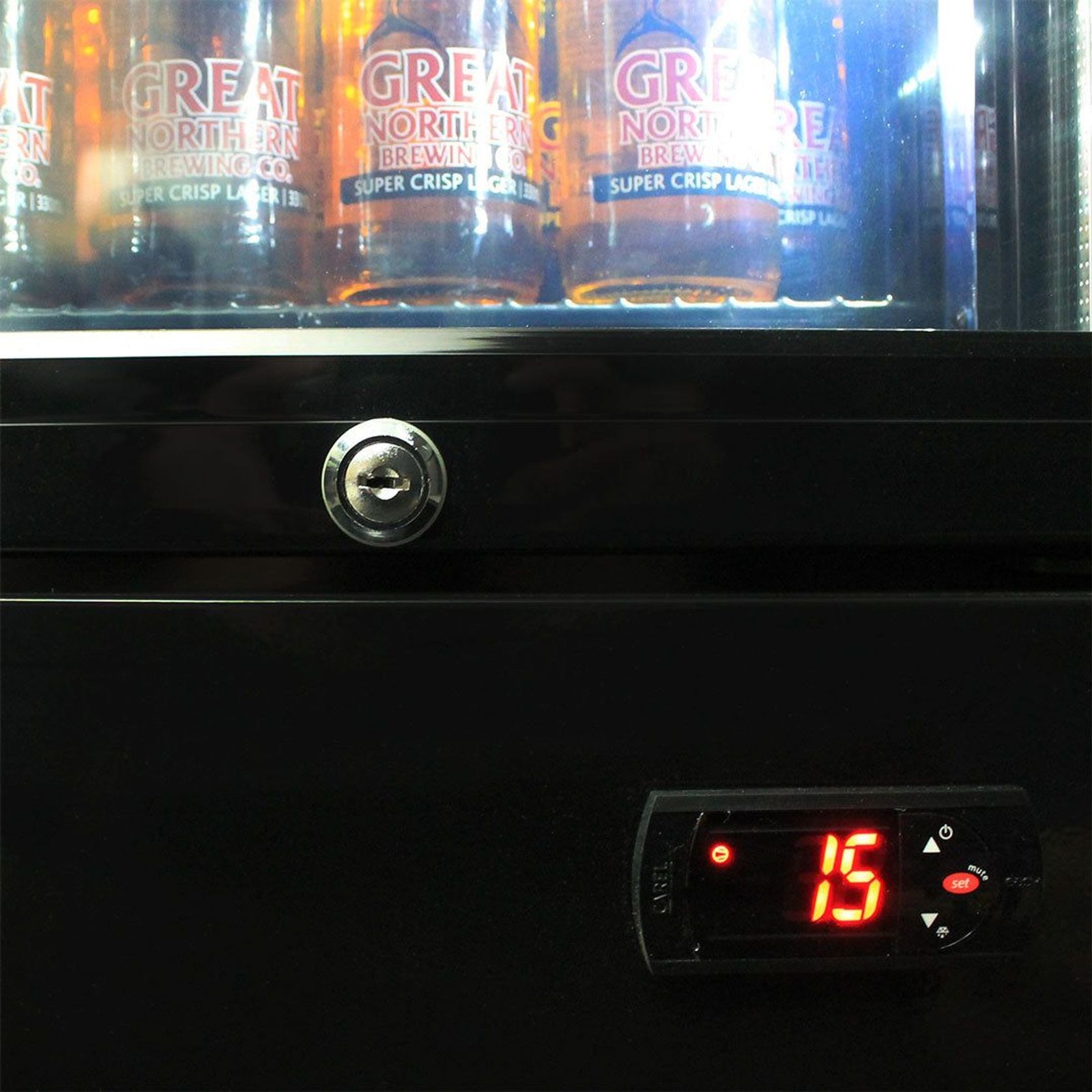 Fuel Pump Branded Skinny Upright Bar Fridge 6 Options gallery detail image