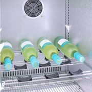 Black Heated Glass Door Bar Fridge - SK116R-B-HD gallery detail image
