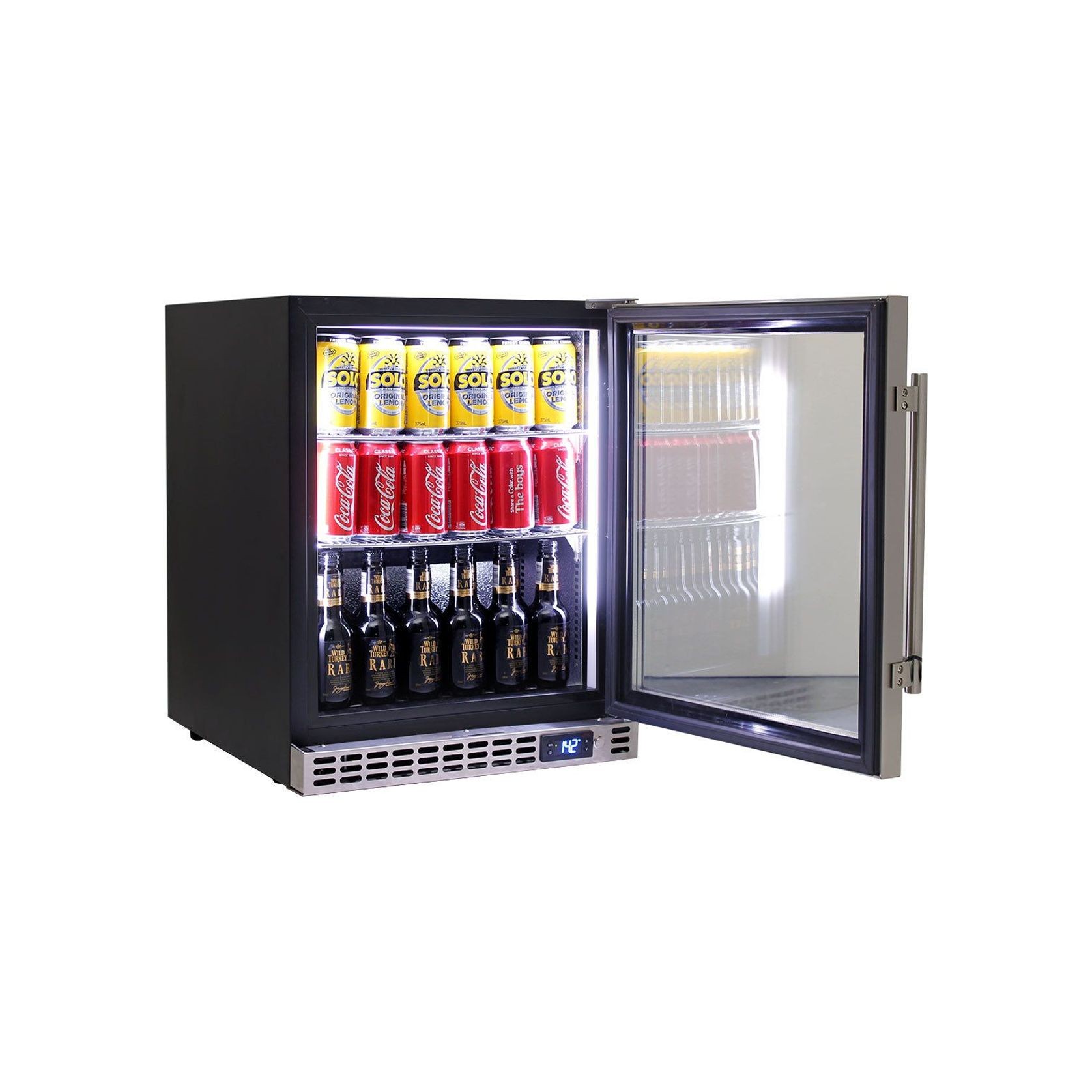 Front Venting Under Bench Solid Door Bar Fridge Model SK86-SD gallery detail image