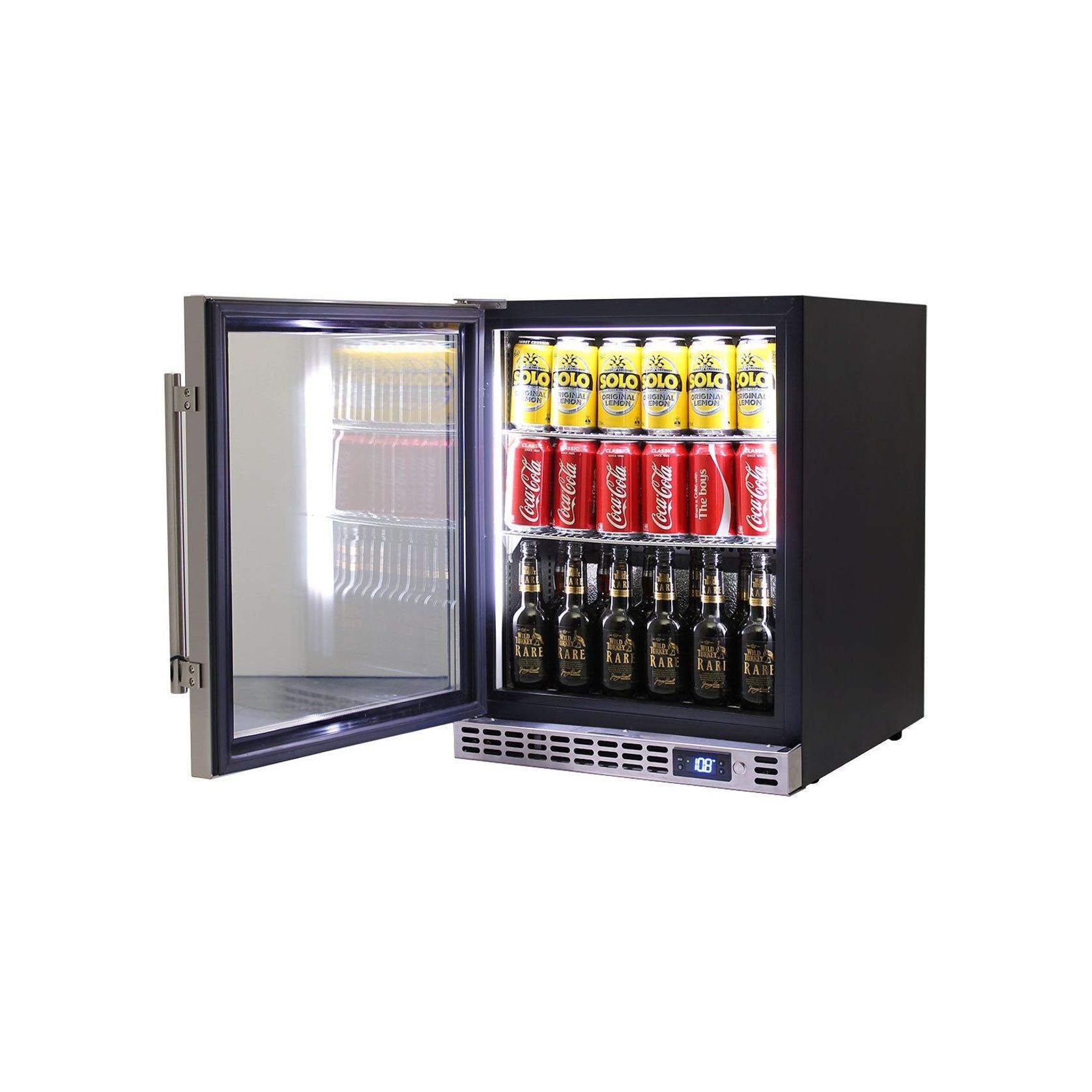 Front Venting Under Bench Solid Door Bar Fridge Model SK86-SD gallery detail image