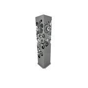 POWDER COATED LASER CUT GARDEN PLANTER - HIBISCUS KORU gallery detail image