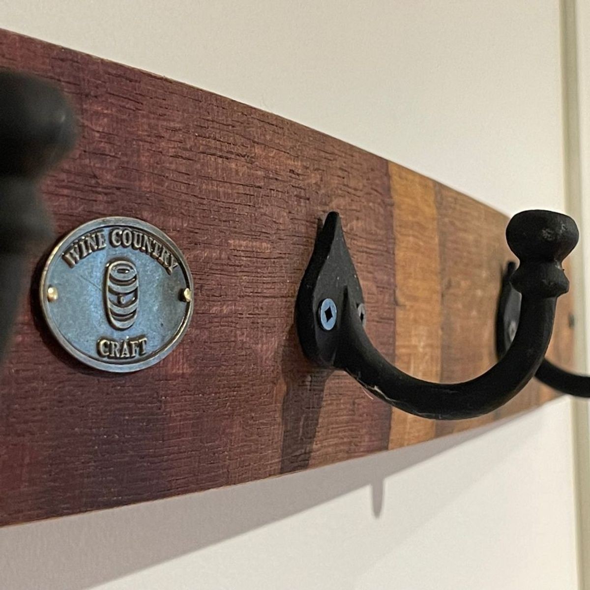 Wall Mounted Wine Barrel Stave Coat Rack ArchiPro NZ