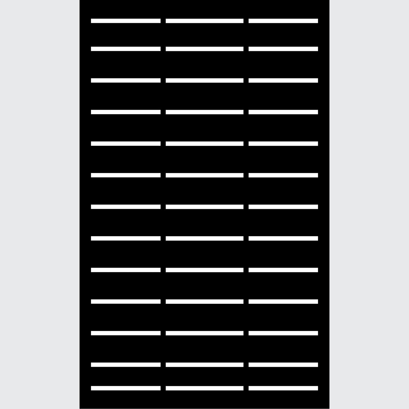 DECORATIVE PRIVACY SCREEN - GRILLE WITH LINES gallery detail image