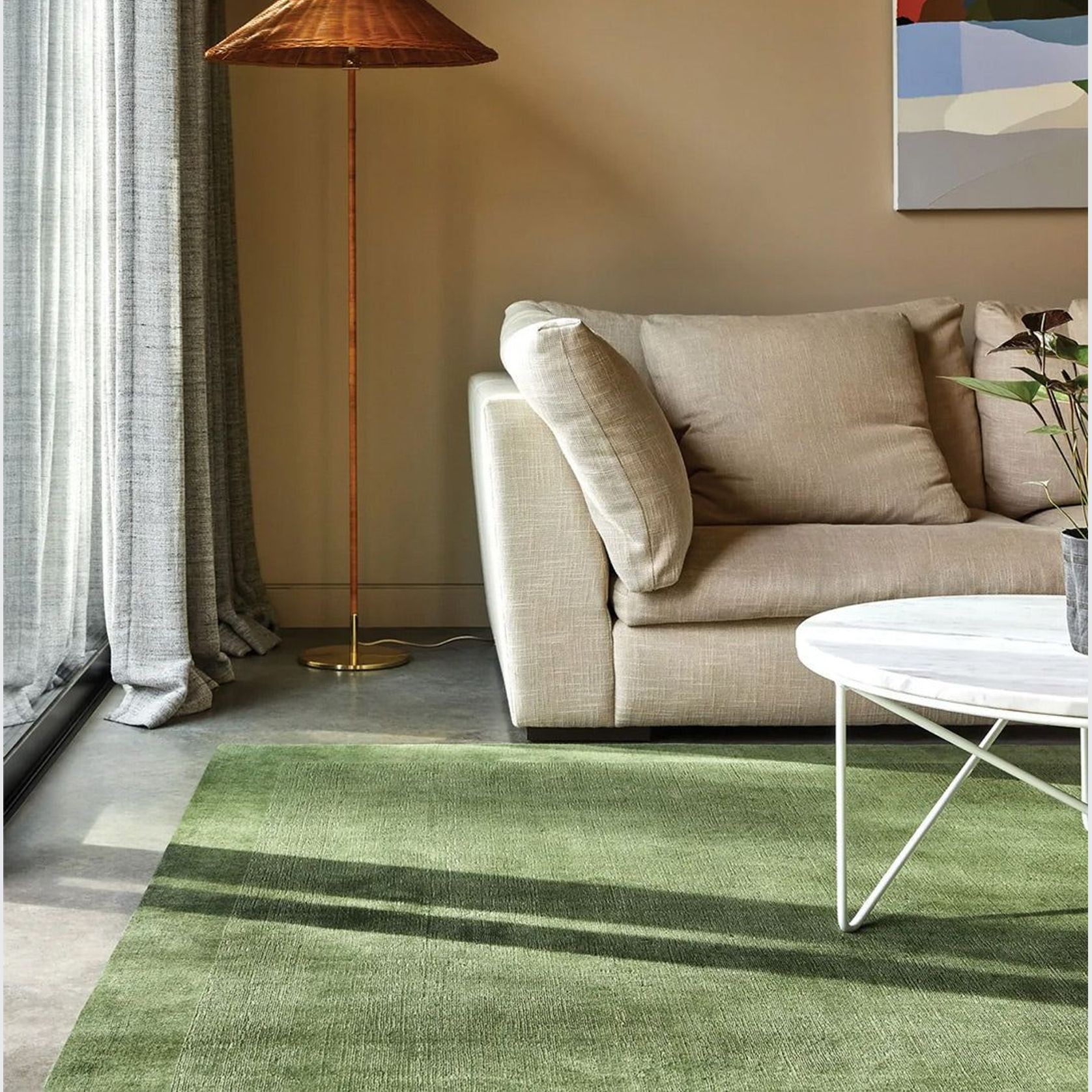 Tribe Home Tait Rug - Watercress | 100% Wool Luxury Rug gallery detail image