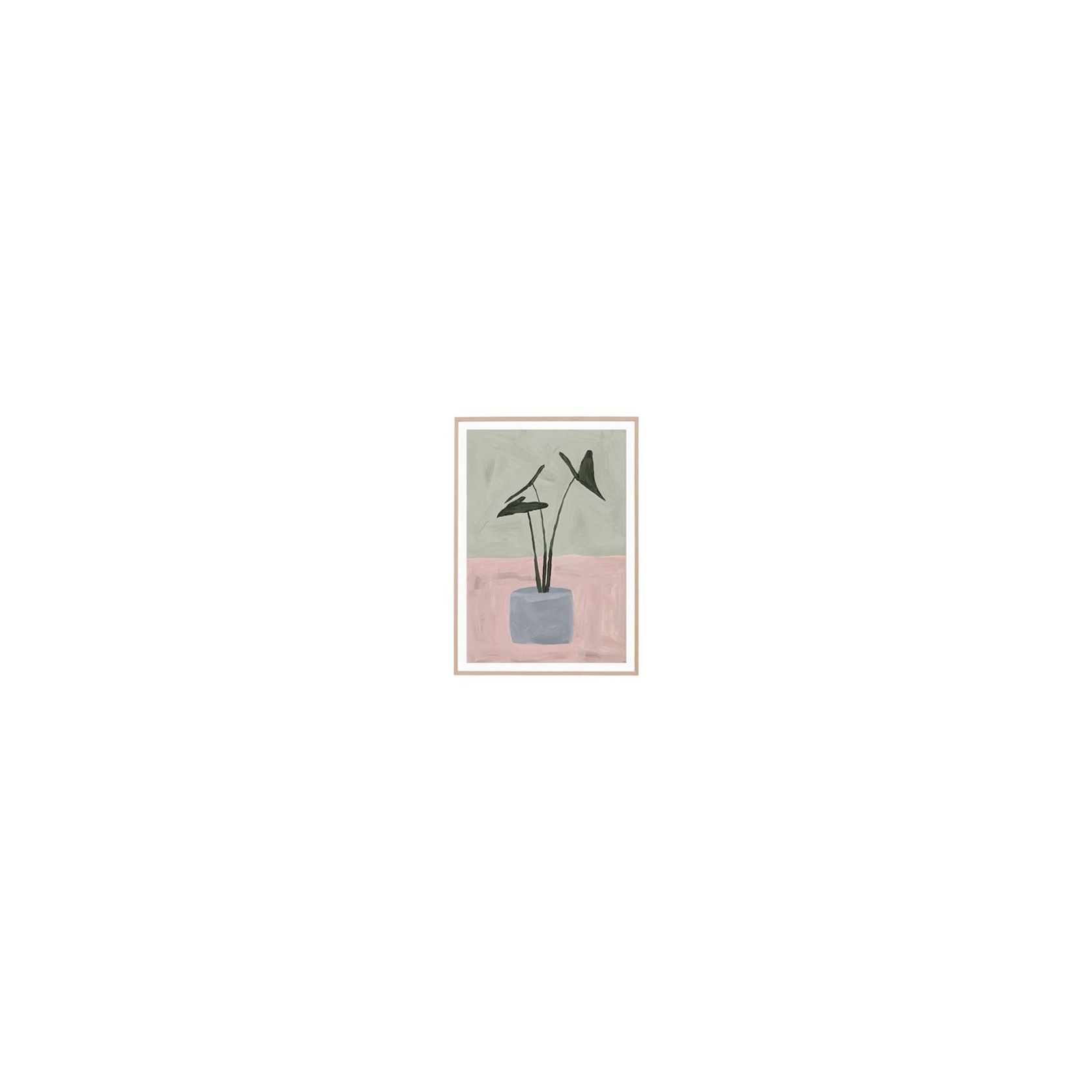 Framed Print - Plant Study Blush 2 Raw gallery detail image