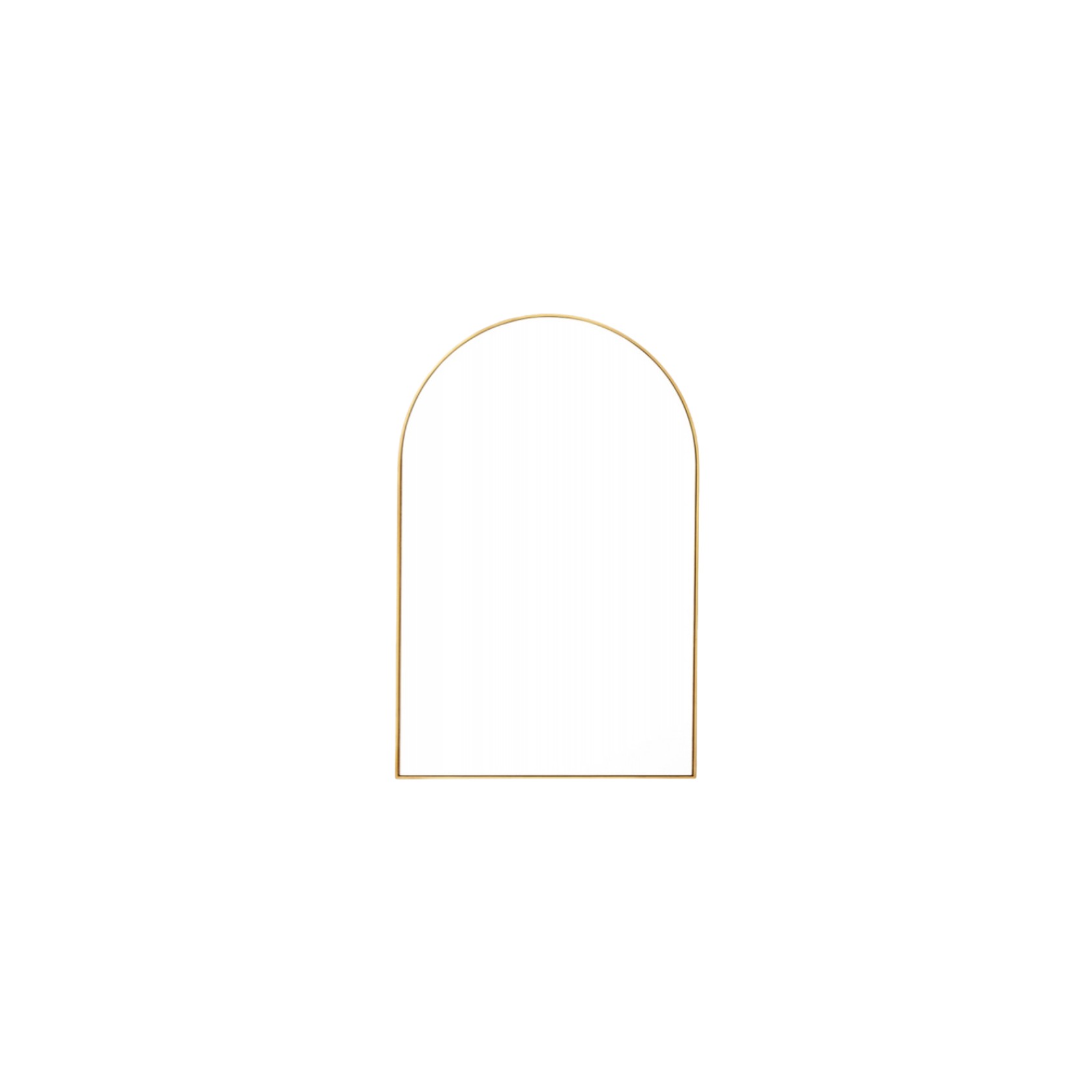 Bjorn Arch Mirror Brass 55x85cm gallery detail image