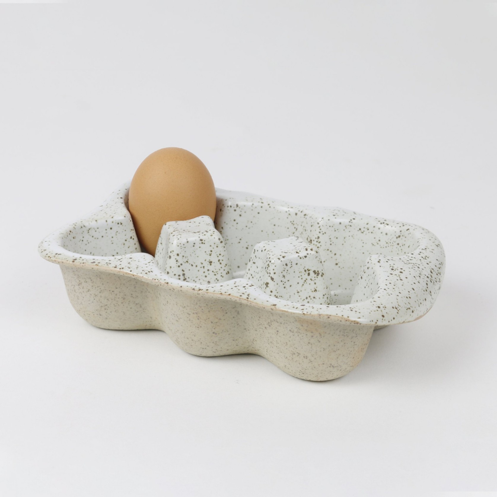Garden to Table Egg Crate- 6 Cup White gallery detail image