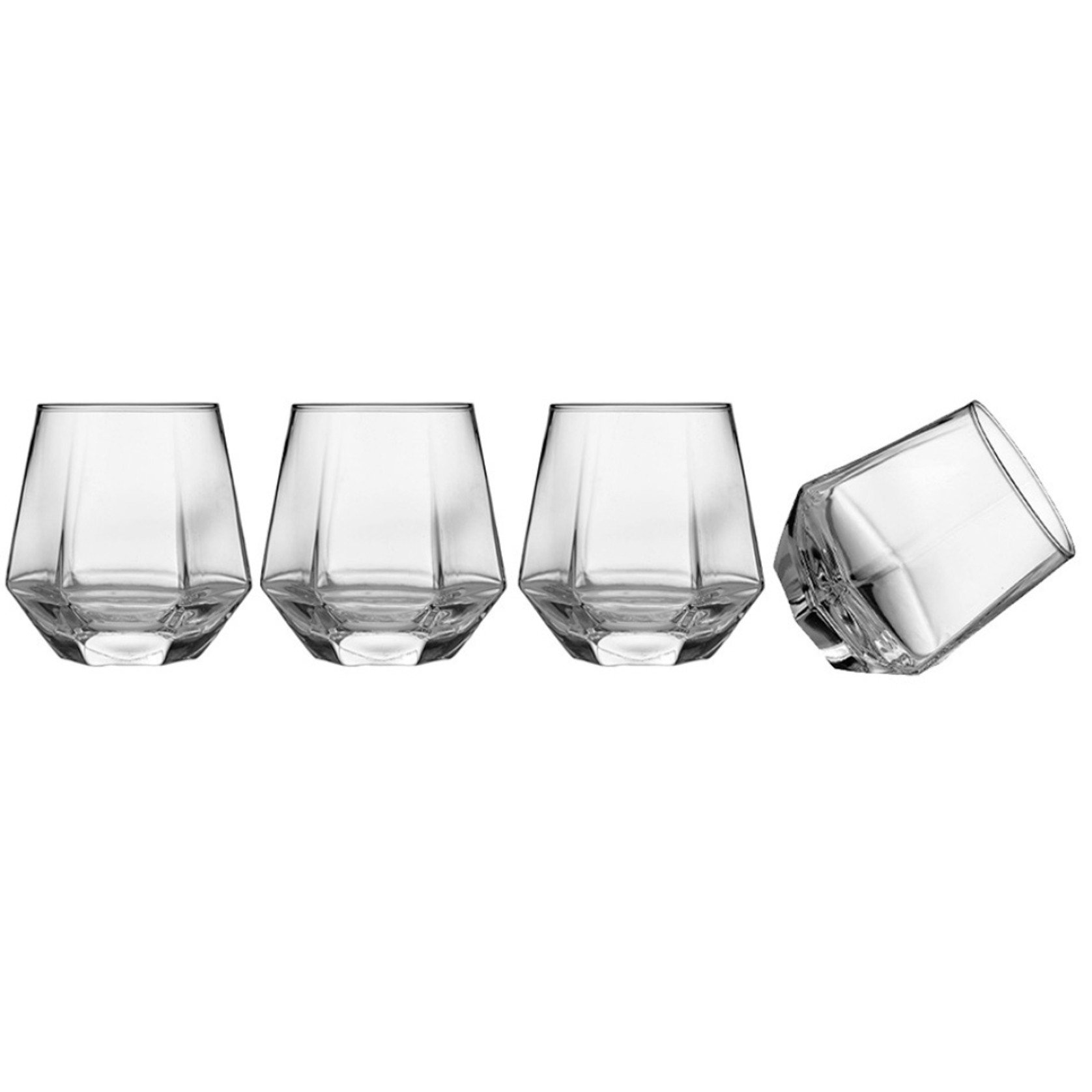 Jaxon Clear 4pk Glass Tumbler gallery detail image