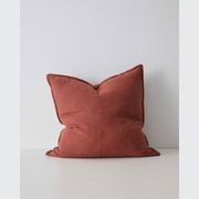 Weave Home European Linen Como Cushion - Sienna | Square and Lumbar | Three Sizes gallery detail image