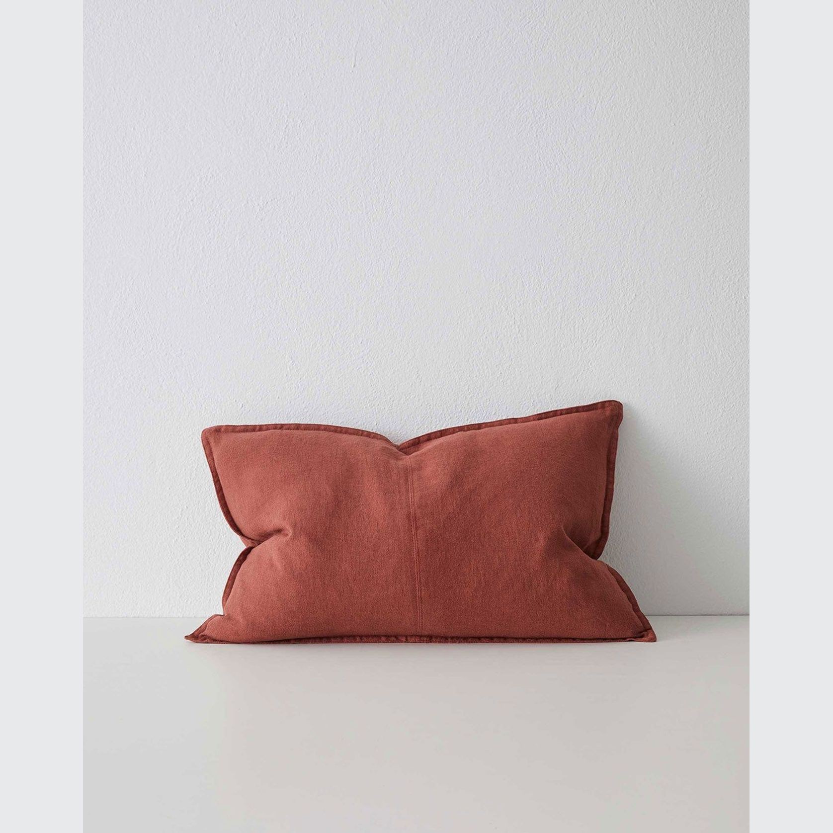 Weave Home European Linen Como Cushion - Sienna | Square and Lumbar | Three Sizes gallery detail image