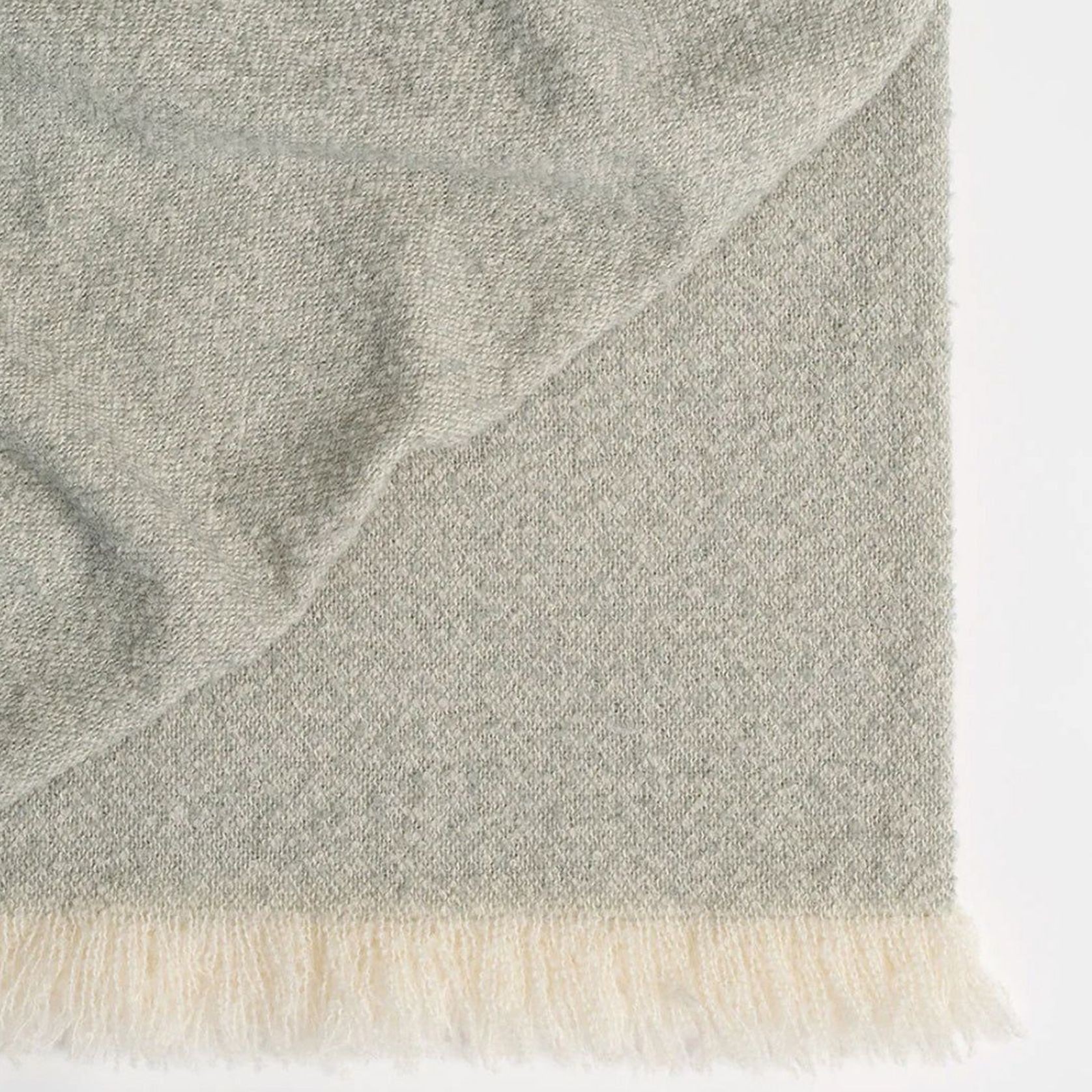 Weave Home Clive Throw - Laurel | NZ Made Wool Throw Blanket gallery detail image