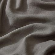 Ravello Linen Fitted Sheet - Charcoal | Weave Home gallery detail image