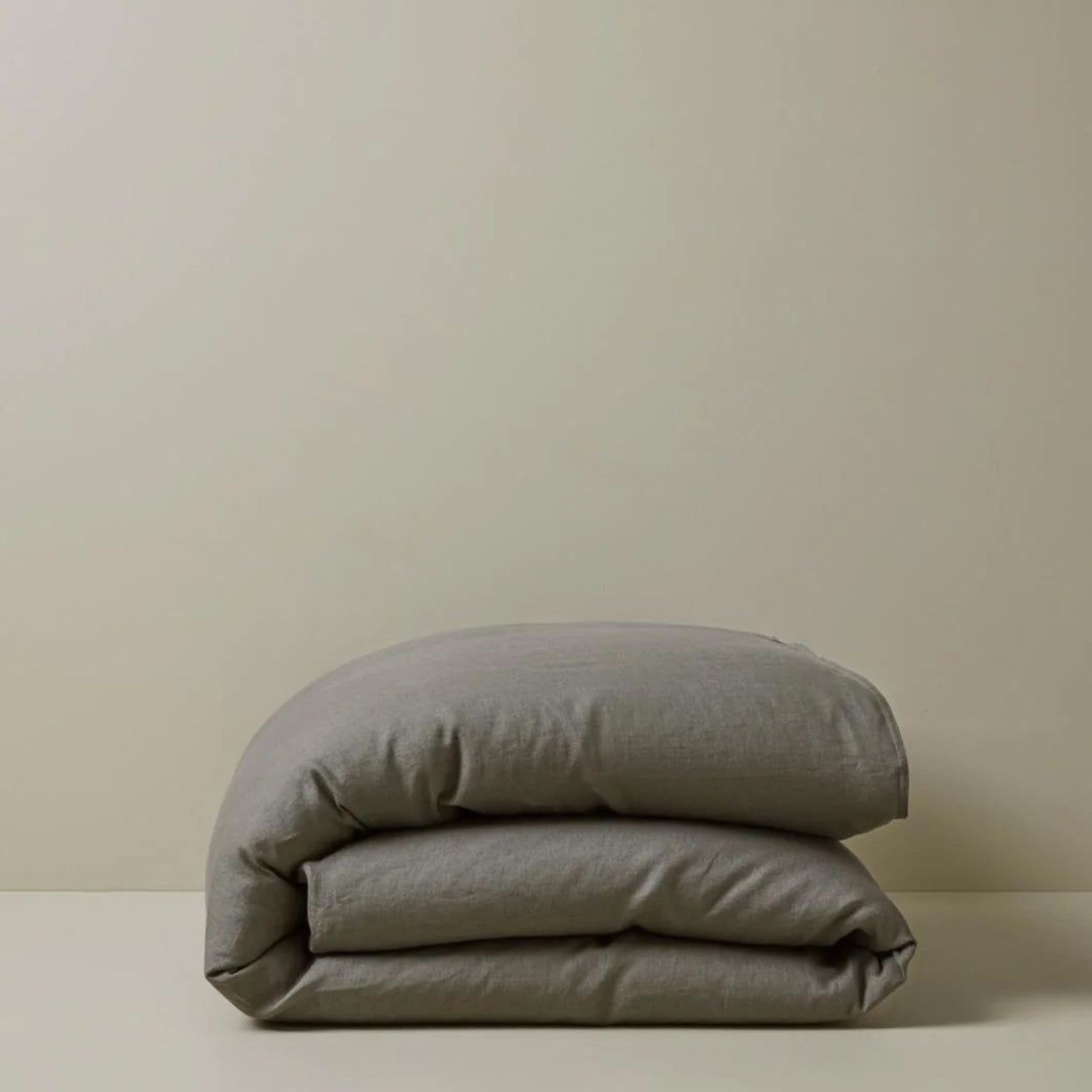 Ravello Linen Quilt Cover - Charcoal | Weave Home gallery detail image