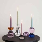Gem Candle Holder Amber/Pink gallery detail image