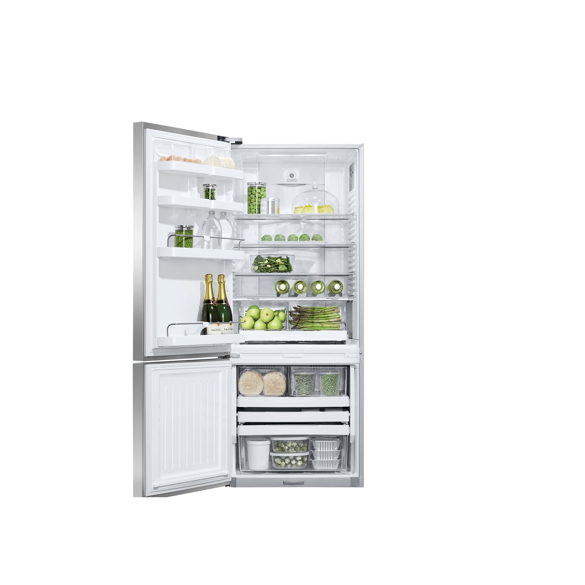 Freestanding Refrigerator Freezer, 68cm, 413L, Left Hinge Freestanding Refrigerator Freezer, 68cm, 413L, Left Hinge