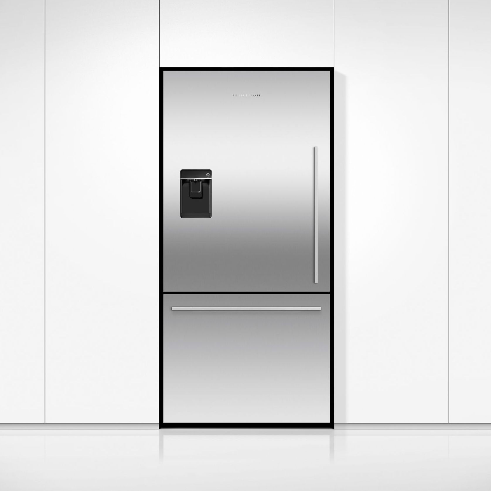 Freestanding Refrigerator Freezer, 79cm, 491L, Ice & Water, Left Hinge