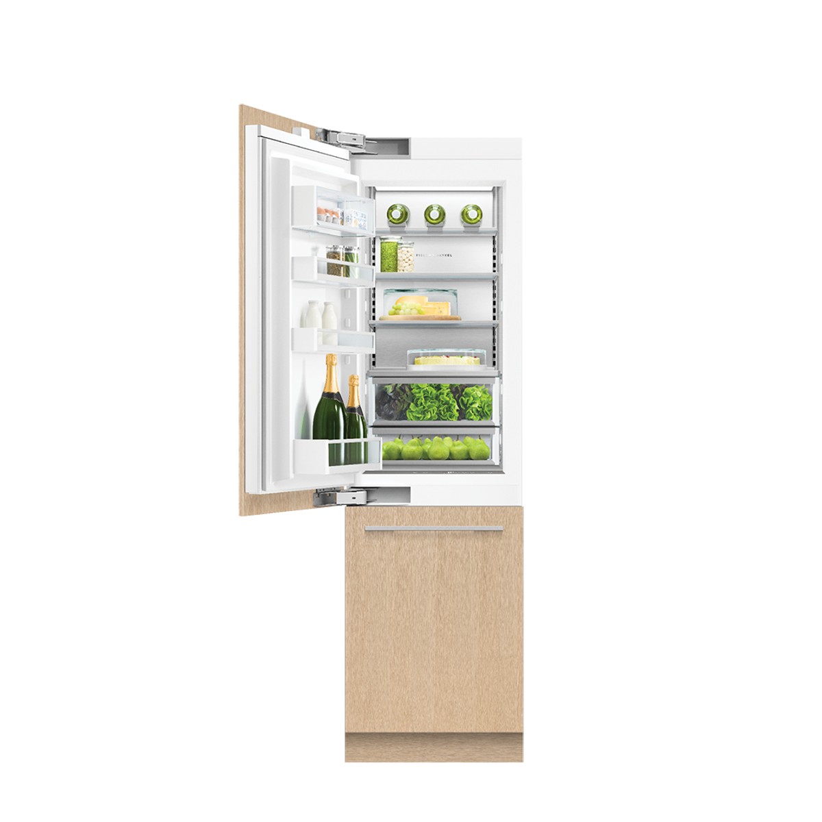 Integrated fridge cheap 1220mm height