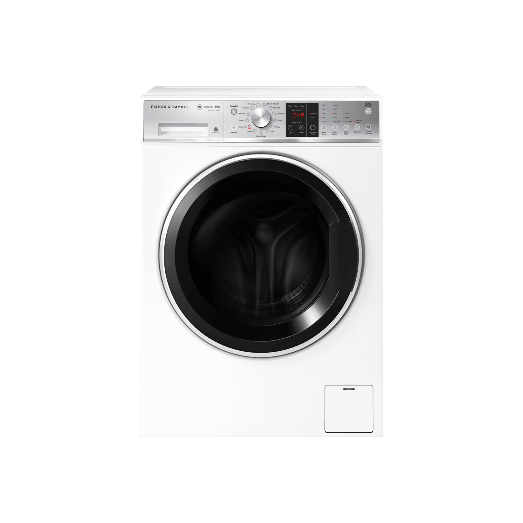 Front Loader Washing Machine, 11kg, Steam Care, White ArchiPro NZ