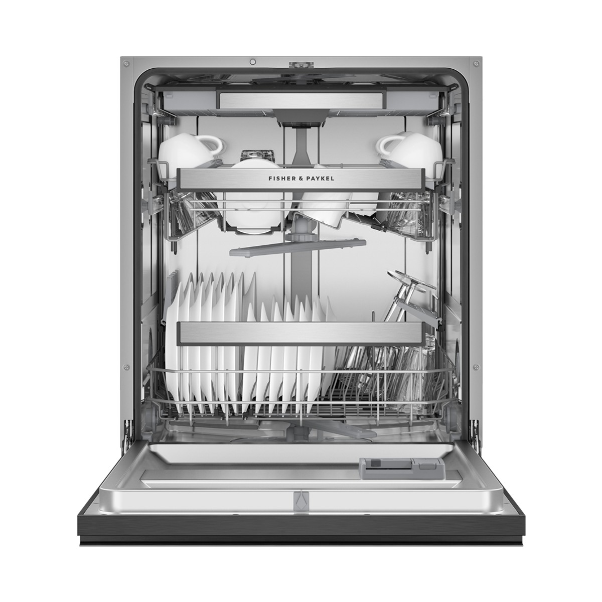 Black Stainless Steel Built under Dishwasher Sanitise ArchiPro NZ