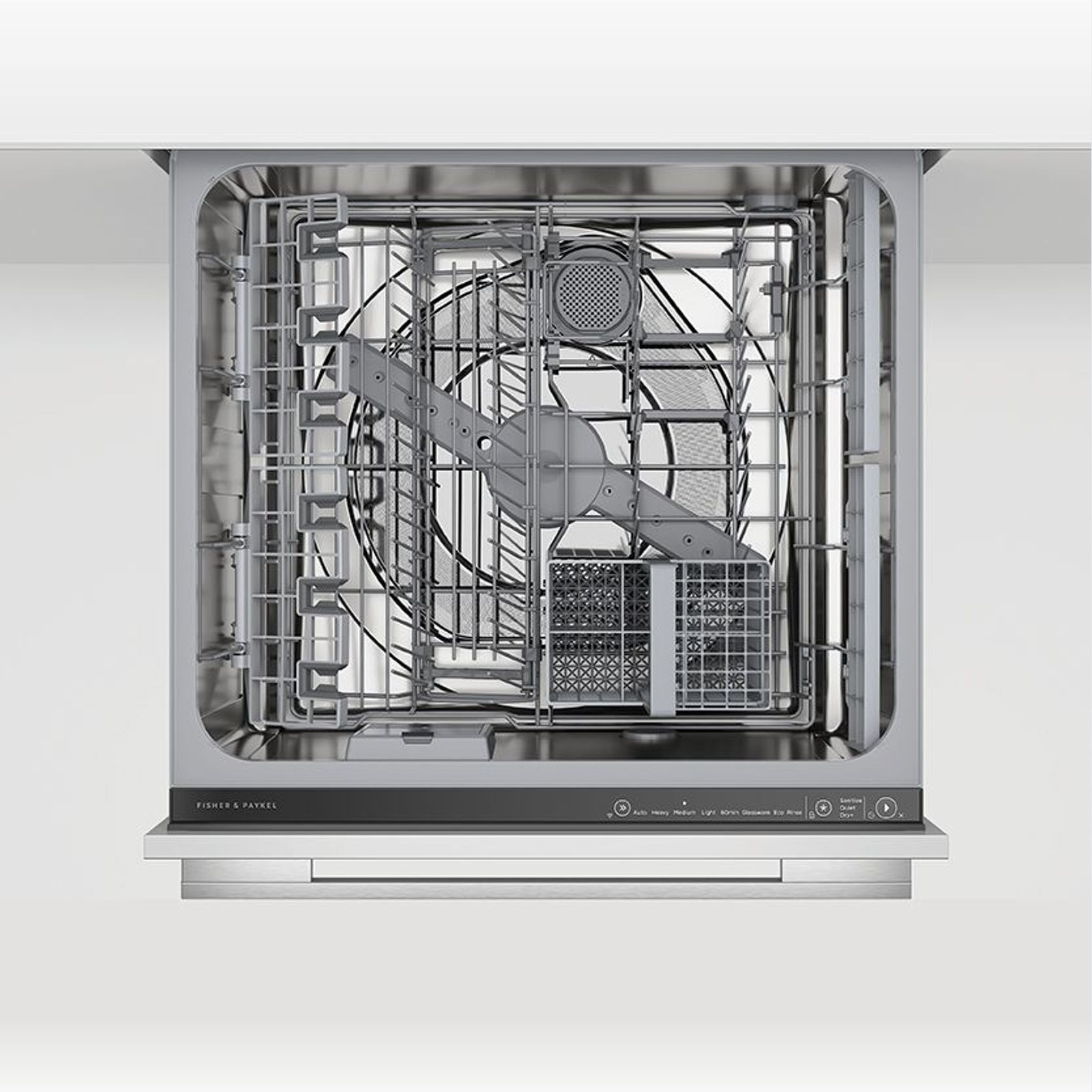 Integrated Single DishDrawer Dishwasher, Tall, Sanitise ArchiPro NZ