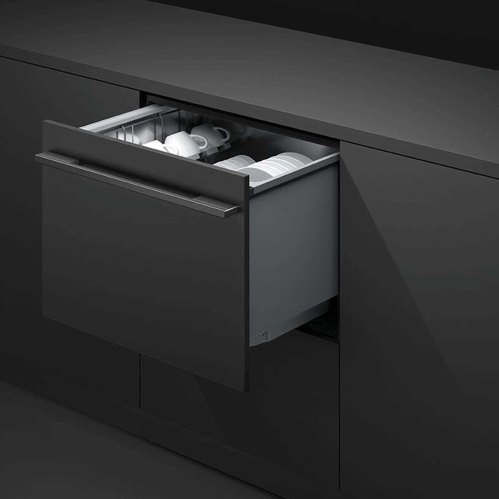 Integrated Single DishDrawer Dishwasher, Tall, Sanitise ArchiPro NZ