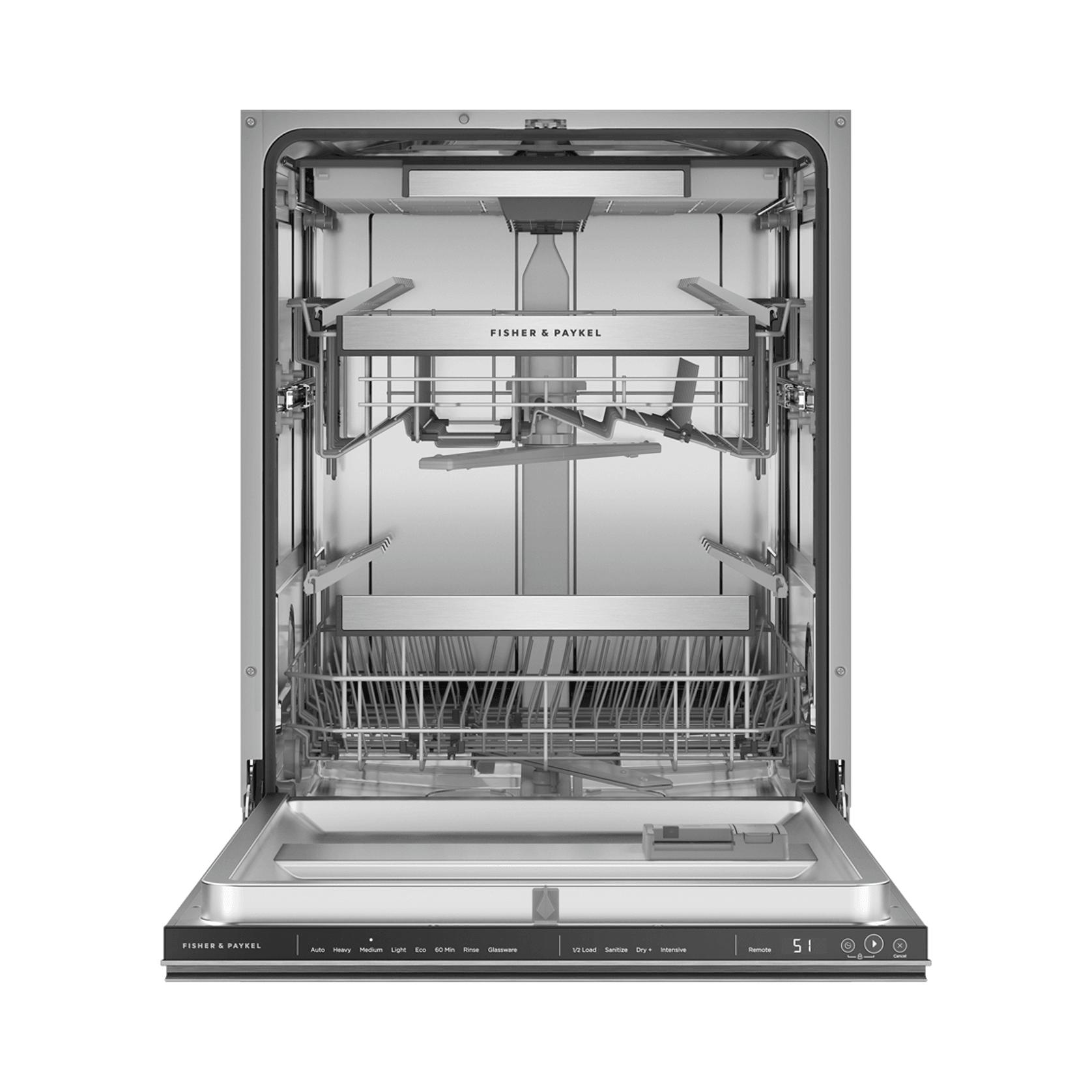 Builtunder Dishwasher, Tall, Sanitise ArchiPro NZ