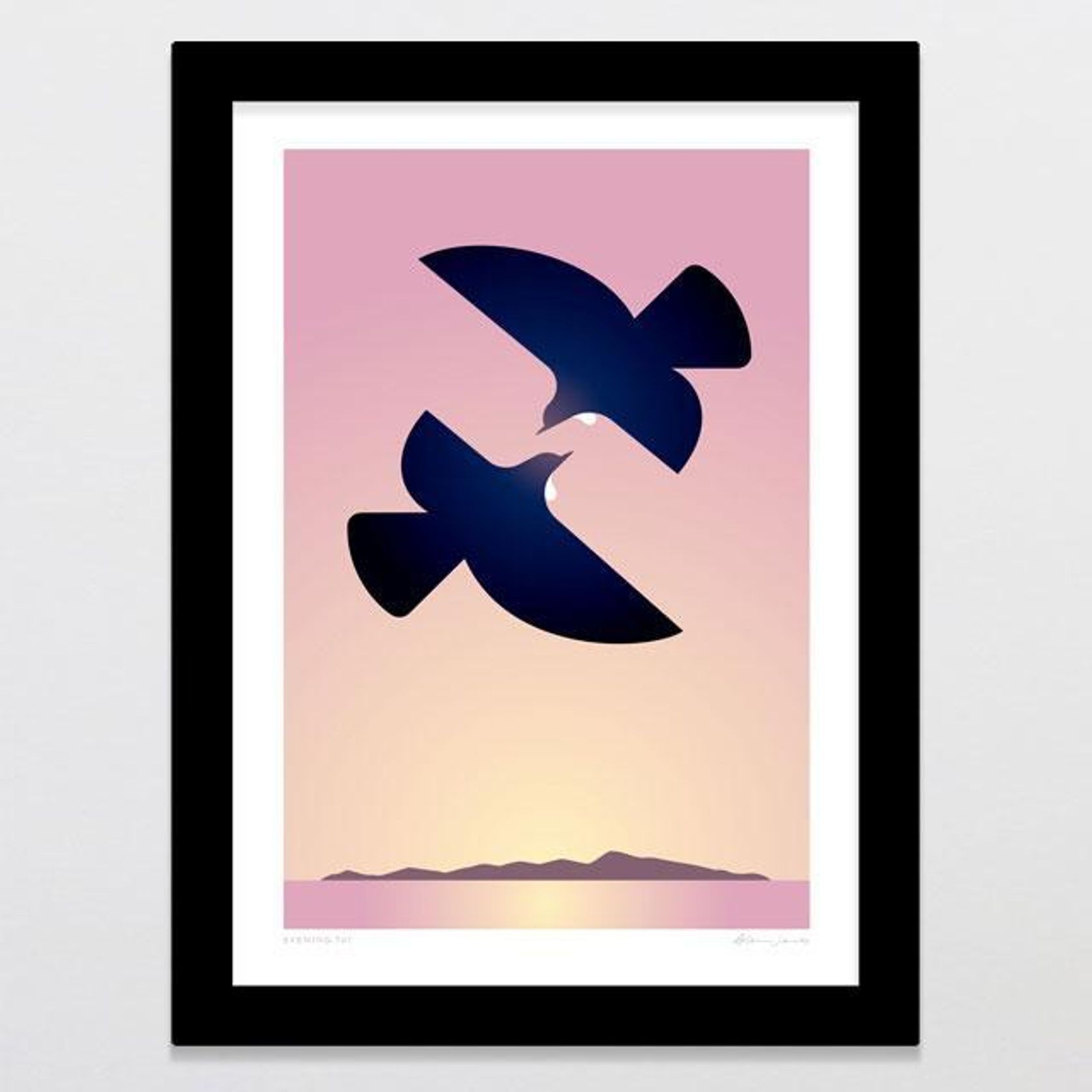 Evening Tui Art Print gallery detail image